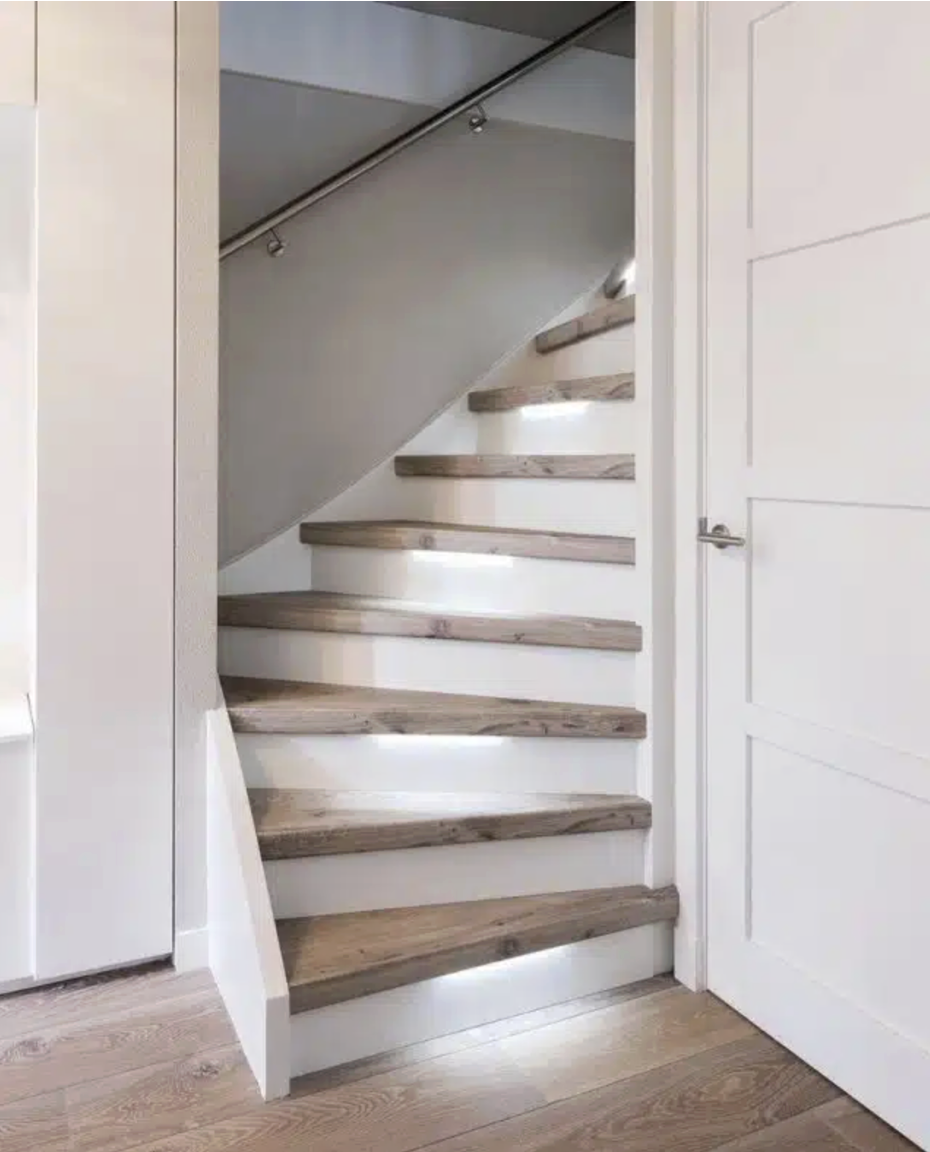 Trap met verlichting: vijf trappen die stralen