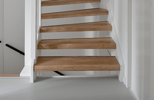 Open trap eiken stairz traprenovatie