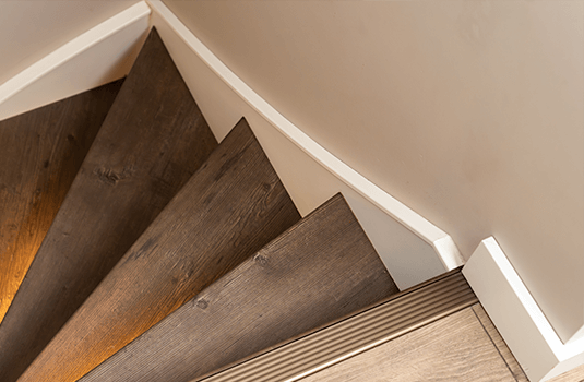 Wangen bekleden trappen