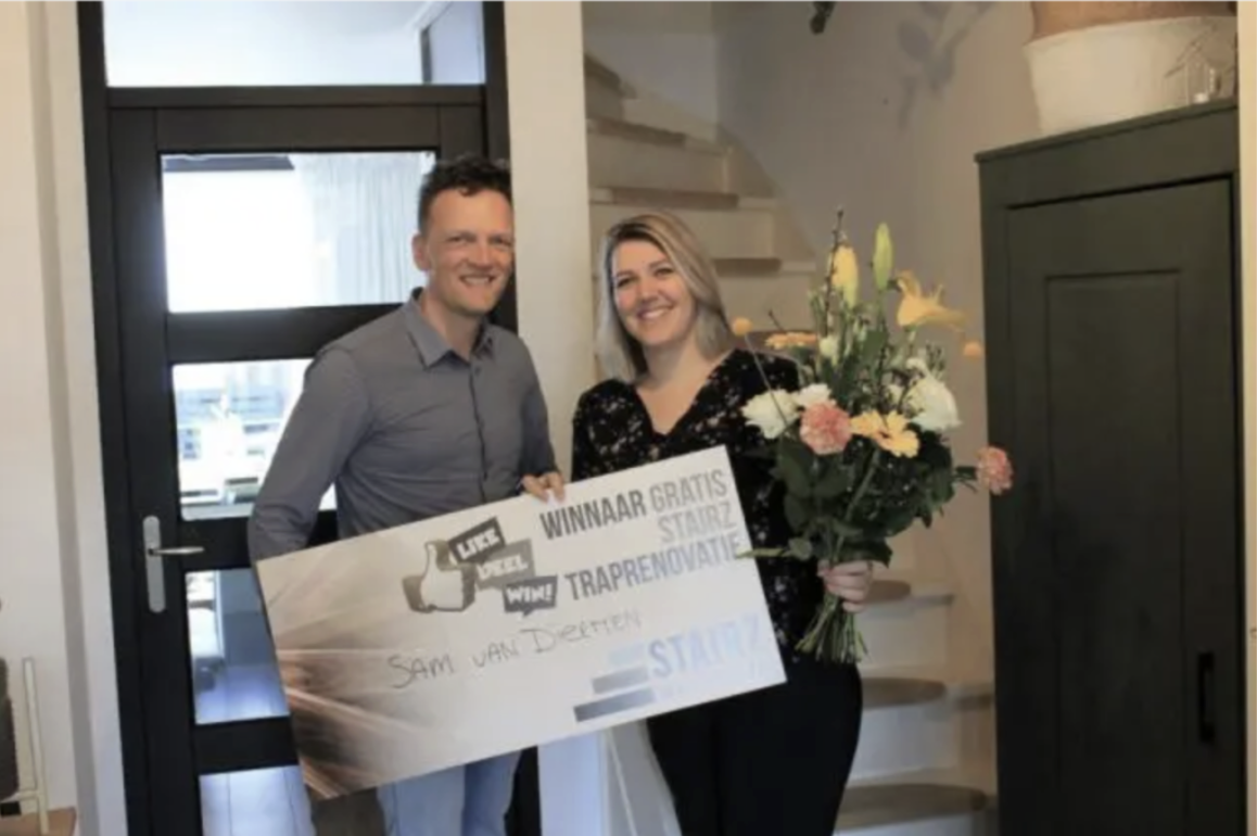 Winnaar gratis traprenovatie!